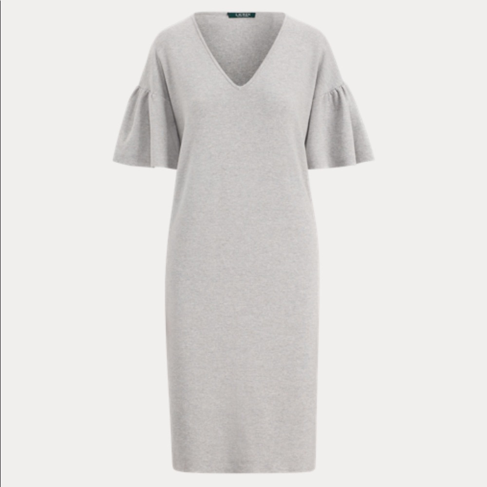 Ralph Lauren Ruffle sleeve sweater dress